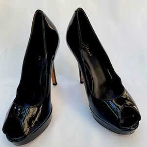 Cole Haan Nike Air black peep toe pump Sz 7! 🖤